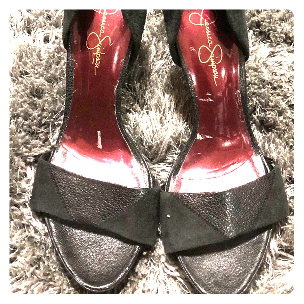 Jessica Simpson 6 inch platform shoes
